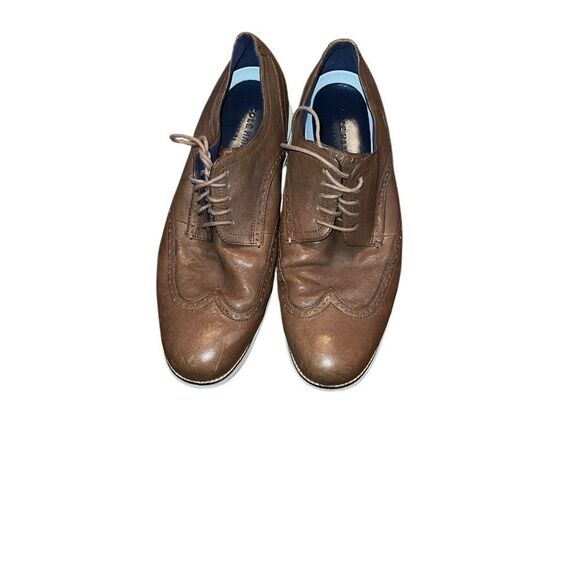 Cole Haan Brown Leather Elegant Brown Leather Oxfords Shoes Size 13 - Picture 2 of 7